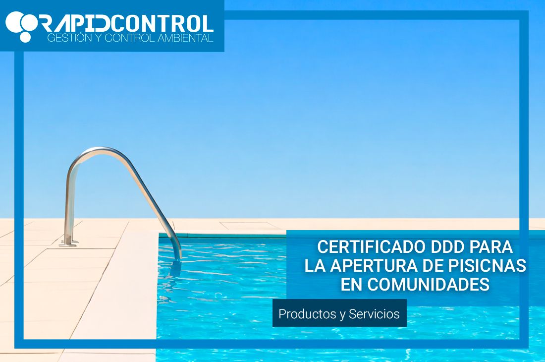 Certificado DDD para la apertura de Piscinas